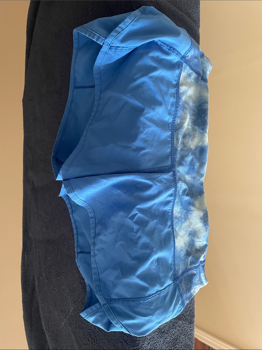 Lululemon Speed Up Shorts 2.5” in Blue Tie-Dye Waistband